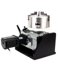 Precision Cnc Rotary Table Index Head Features Smooth Speed Control For Arc And Seam Welding Mechanical Arm Setup Runs Slick And Handles Heavy Daily Tasks, showing motor and sturdy base.