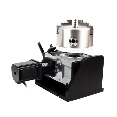 Precision Cnc Rotary Table Index Head Features Smooth Speed Control For Arc And Seam Welding Mechanical Arm Setup Runs Slick And Handles Heavy Daily Tasks, showing motor and sturdy base.