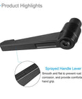 Close-up of sprayed handle lever from Clamping Lever Handles Set M10 Female Thread 93mm Lever Adjustable Quick Release Locking