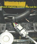 8 Pin To 16 Pin OBD2 Cable Adapter For ATVs And Motorcycles Lets You Plug An 8 Pin Diagnostic Port Into Any Standard 16 Pin OBDII Scanner