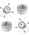 Pair Front Wheel Hub Bearing Assemblies For Honda Civic 1992 Through 2000 EX GX LX Si Replaces 510030 SPK981 WB510030 Built To Last