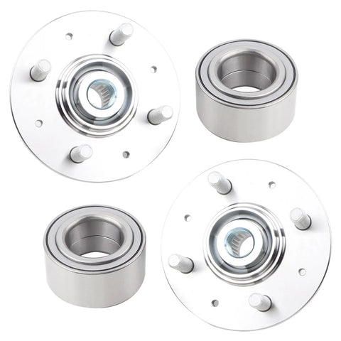 Pair Front Wheel Hub Bearing Assemblies For Honda Civic 1992 Through 2000 EX GX LX Si Replaces 510030 SPK981 WB510030 Built To Last