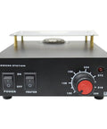 Front view of Workhorse Hot Air Preheater Station 853B 220V 540W with control knobs and switches for PCB rework desoldering table.