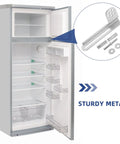 Three Sets Universal Refrigerator Door Hinges Y 223 Heavy Duty Metal Kit For Stable Support And Smooth Operation Of Fridge And Freezer Doors With No Fuss Easy Install And User Friendly Design. Silver metal hinge kit for refrigerator door repair