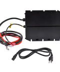Jobsite Ready Hb600 24V 25A Scissor Lift Battery Charger Replacement For Genie Skyjack Jlg Lifts showing black charger with cables.