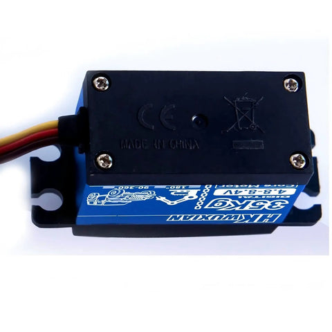 Heavy Hit 35 Kg Metal Digital Servo With All Steel Gears And Cold Forged Aluminum Housing For Rc Cars Robot Arms And Aircraft Built Different Smooth Acting 90 Degree Precision close-up view with connectors