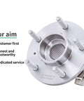 Front Wheel Hub Bearing Assembly Set Of 2 For 2000 2013 Chevy Impala, 2000 2007 Chevy Monte Carlo, Five Lug With ABS FWD