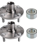 Two Piece Front Passenger Side Wheel Bearing And Hub Kit For 2001 To 2006 Elantra Direct Fit Premium Quality Includes Two Front Wheel Bearings And Hubs