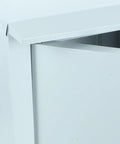 Close-up of Tough As Nails Outdoor Waterproof Junction Box for Low Voltage Circuits showing corner design, 250x300x160mm size.