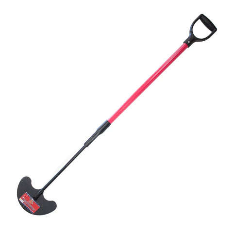 Heavy Duty Sod Lifter With 12 Gauge Steel Head And Fiberglass D Grip Handle Flat Head Spade Shovel For Gardening Digging Edging And Lawn Maintenance Built To Last In The USA.