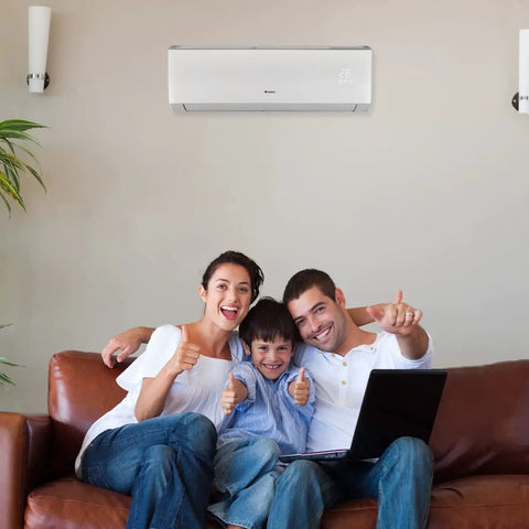 30000 Btu Tri Zone Wall Mount Mini Split Air Conditioner Heat Pump With Seer 21 Efficiency For 208 230 Volt Homes Using Quiet Inverter For Crisp Chill Vibes Solid Year Round Climate Control With Flexible Zoning Setup