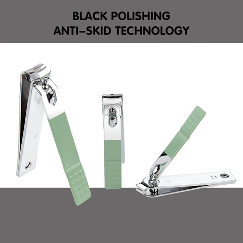 All In One Nail And Foot Care Kit For Women Pro Grade 12 Piece Manicure Pedicure Set In Green Travel Case nail clippers
