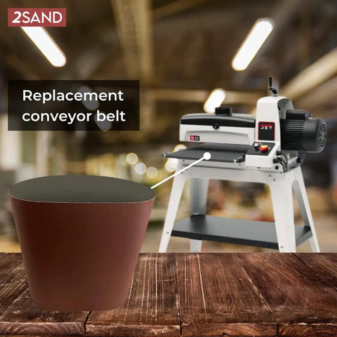 Feed Belt Replacement For Drum Sanders 22-44 Plus 22-1/4 X 47-3/8 Inches, Fits 19-38 Sander, Heavy-Duty Conveyor Belt For Smooth Wood Sanding, Durable Replacement Part