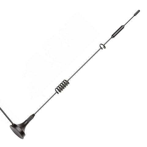 Premium LTE Cellular Antenna With A Tough Magnetic Mount And Extra Long Three Meter Cable Built For Verizon ATT TMobile Routers, black design.
