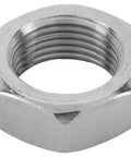 Stainless Steel Jam Nut 11/16-18 Right Hand NF Fine Thread for Rod Ends, Heim Joints, and Clevises, Premium Corrosion Resistant, Universal Fit for Suspension, Steering and Linkage Systems close-up
