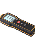 Pro Grade No Fuss Handheld Vibration Tester With Dead On Accurate Acceleration Velocity And Displacement Readings For Industrial Machining Equipment And Machine Shop Diagnostics, portable unit with digital display.