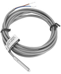 M4 Inductive Proximity Sensor Switch Workhorse With 1.5mm Sensing Distance, shown with 200 cm cable, suitable for tight spots.