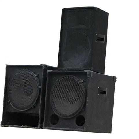 Pair Of Heavy Duty Recessed Speaker Handles In Matte Black Abs With A Rock Solid Side Pull Grip Built Like A Tank For Safely Hauling Stage Gear Quick Drop Install On Any Pro Audio Enclosure