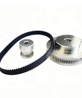Check Out This Awesome 5 To 1 Timing Pulley Kit With 16 T And 80 T Gears For Smooth 3D Printer Motion, Featuring Super Tight 2Gt Belts That Stop Slipping And Give You Serious Low Speed High Torque Power For Any Project. 16T 80T aluminum pulleys with 2GT belt