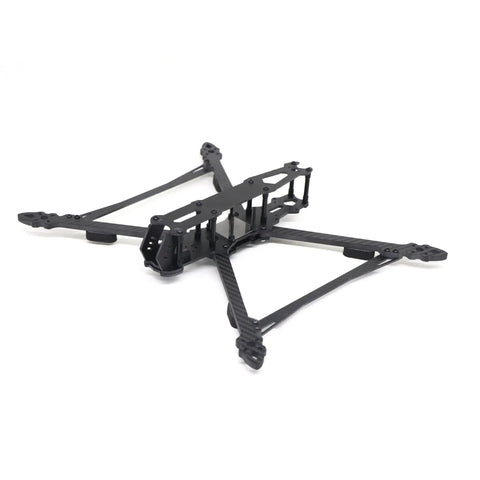V2 8 Inch FPV Racing Drone Frame 367mm 3K full carbon fiber with 6mm arms, angled view showing frame structure and material