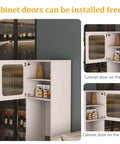 Bottom Loading Water Dispenser Stand Cabinet With Multi Layer Solid Wood Shelf for 5 Gallon Bottles adjustable doors