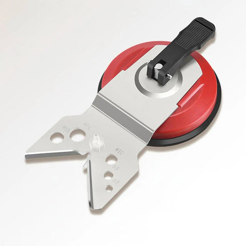 Heavy Duty Hole Drilling Guide For Marble, Granite And Glass, Adjustable 6mm To 83mm Opening, Core Bit Guide With Suction Base