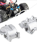 Dang Tough Rc Gearbox Mount With Heavy Duty Steel Build And Sleek Silver Anodized Surface Hella Precise Cnc Machining angle view of gearbox mount