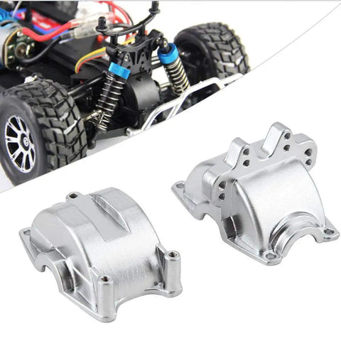 Dang Tough Rc Gearbox Mount With Heavy Duty Steel Build And Sleek Silver Anodized Surface Hella Precise Cnc Machining angle view of gearbox mount