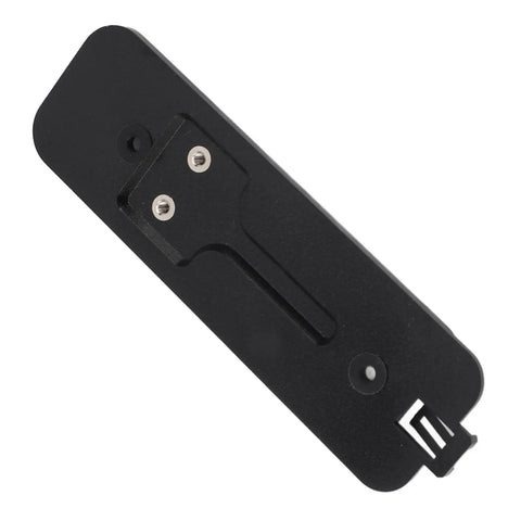 Black Video Doorbell Back Plate Replacement Part With Hooks, Easy Install Back Plate Kit, Lightweight Durable Plastic Mount