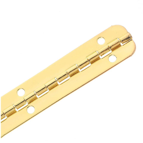 Heavy Duty Long Piano Hinge For Jewelry Boxes And Cabinets 3.94 By 0.59 Inches Continuous Metal Hinge With Pre Drilled Holes