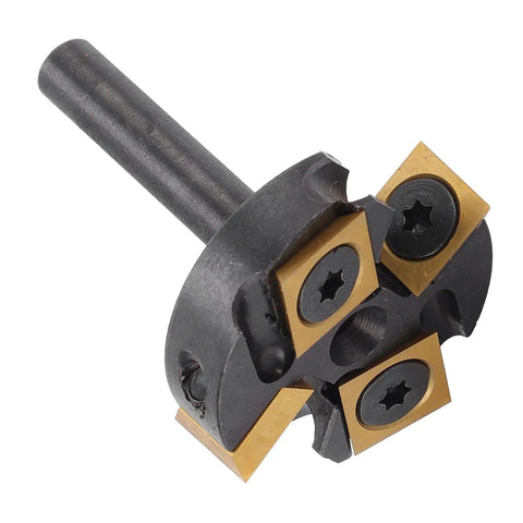 Top Tier High Performance Slab Flattening Router Bit For CNC With 1 3/8 Inch Cut Diameter And Sturdy 1 4 Inch Shank, tungsten steel.