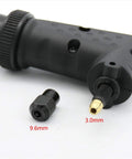 Real Deal Right Angle Adapter For Rotary Tools And Dremel Grinders Perfect For Cranking Into Stubborn Corners solid attachment with metal fittings.