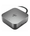 Beast Mode Thunderbolt 4 Docking Station With 280 Watt PD Fast Charging compact gray device showcasing USB and Ethernet ports.