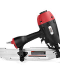 Three In One Air Framing Nailer With Adjustable Magazine For Twenty One, Twenty Eight, Thirty Four Degree Nails in side view