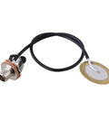 3 Pack Piezo Guitar Pickup Transducers With 0.25 Inch Output Jack For Guitar And Violin displaying single pickup