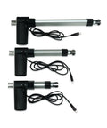 Three 24V Feedback Linear Actuators With Hall Effect Sensor, 40 Inch Stroke, 400 Lbs Thrust, IP66 Water Resistant Heavy Duty Actuators