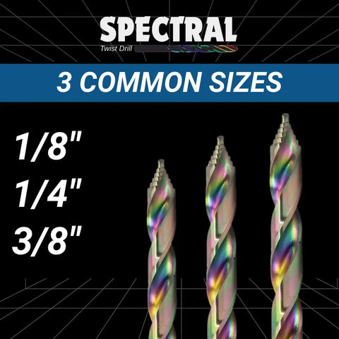 Step Point HSS Drill Bit Kit Three Piece Set No Pilot Hole Needed With Fast Starts And Cleaner Holes 135 Degree Split Point