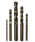 Left Hand Drill Bit For Metal Working With Cobalt M35 Steel Split Point Tips Self Centering Built To Cut Through Hardened Metals Bolts And Studs