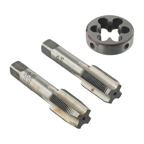 Metric Tap And Die Set For Internal And External Threads, Industrial Grade HSS Hand Tools For Metalworking, Precise Right Hand Threading