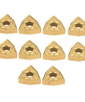 10 Pieces WNMG 432 And WNMG0804 CNC Carbide Inserts Built Tough With High Density Coated Finish For Lathe Milling Tools