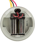 Node 100 Battery Operated Sprinkler Timer With Prewired Solenoid Waterproof Irrigation Controller battery compartment