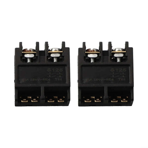 Two Pack Replacement Push Button Switch For 4 Inch Angle Grinder 100mm On Off Trigger Durable Black Plastic And Metal Switches