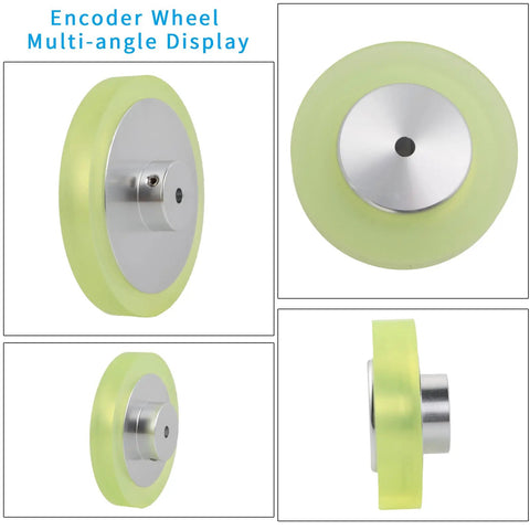 Beefy Aluminum Alloy Encoder Bracket With Movable Sliding Mount And 20mm Aperture For OVW Encoder Frame, 300mm Perimeter, 1 Pc