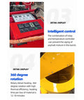 Control panel of Pro Grade Road Crack Filling Machine For Asphalt And Concrete Joint Sealing, showcasing intelligent features.
