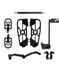 Black Motorcycle Floorboard Kit With Driver And Passenger Footrests Shifter Lever And Brake Arm For Touring Road Electra Street Glide 08 25 Set 14 Up Now displayed in parts