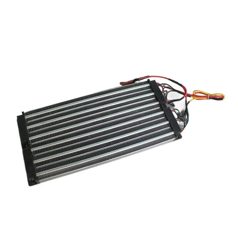 Heavy Duty 220V 4000W PTC Ceramic Air Heater Kicks Up Serious Heat Insulated Heating Element with wires, 300 x 152 size.