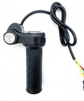 Full Twist Throttle Grip With 2 Keys for Ridstar Q20 Q20Lite Q20Pro H20 H26Pro Electric Bikes, black ergonomic handle with wiring