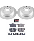 Rear Brake Kit With Fully Coated Rotors And Z17 Ceramic Pads For Acura RDX 2010 2018 And Honda CR V 2005 2016 Replacement CRK206