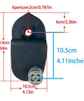 12V 35000RPM RS550 Beefed Up High Speed Motor Gearbox Upgrade dimensions and features for ride on toys