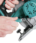 Adjusting the 18V LXT Brushless Cordless Circular Saw Tool Only With Six And A Half Inch Blade Automatic Speed Change.